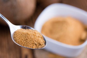 Coconut Palm Sugar (selective focus)
