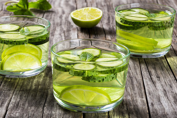Fat Burning Weight Loss Detox Drink, close-up