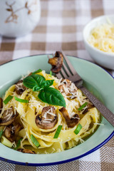 Tagliatelle With Mushrooms