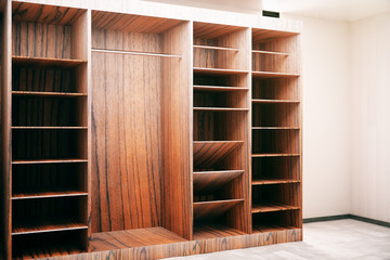 Brown wooden cupboard