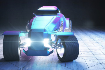 Blue Hot-Rod © Who is Danny