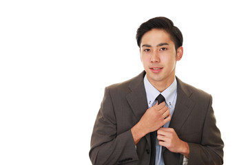 笑顔のビジネスマン