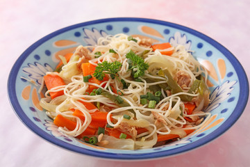 沖縄料理　そうめんチャンプルー