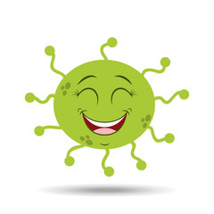 virus character design 