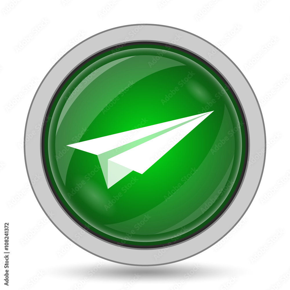 Canvas Prints paper plane icon