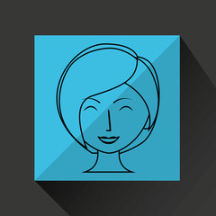 woman avatar design 