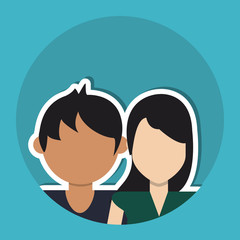 People icon design , vector illustration