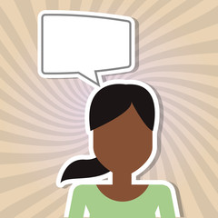 Woman icon design , vector illustration