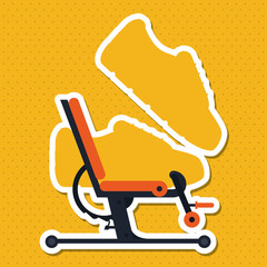 Gym icon design , vector illustration,