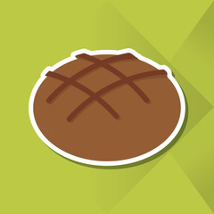 Bread icon design , vector illustration