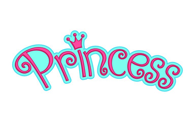 Pink Princess Crown text graphic © Brian Goff