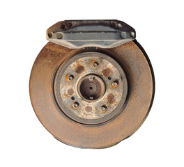 Car disc brake and caliper