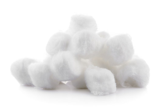 Cotton On White Background