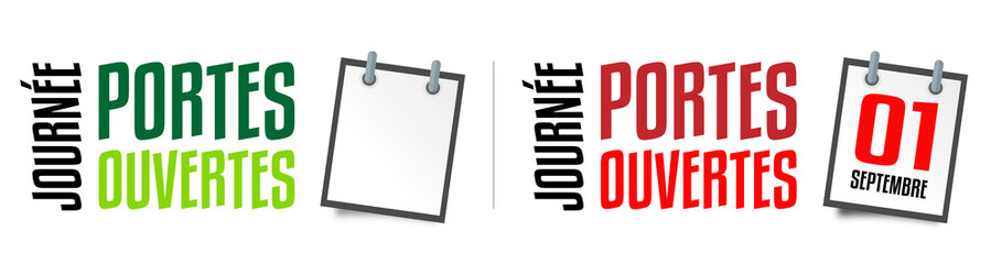 Journée portes ouvertes avec dates