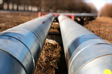 pipes in the street