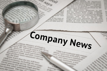 Obraz premium company news headline