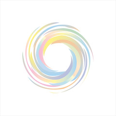 colorful circle abstract