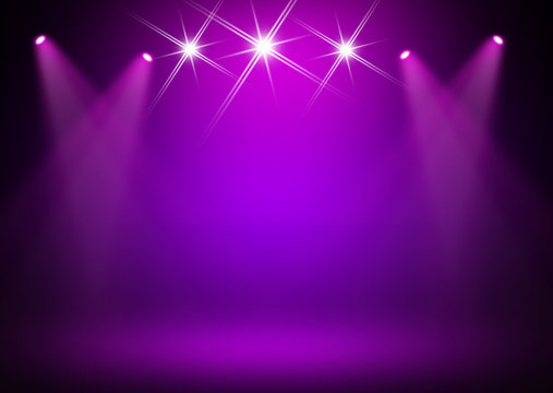 Purple stage background