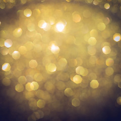 Obraz premium gold background, abstract golden bokeh light celebration