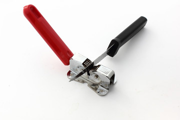 aiguise couteau et un couteau