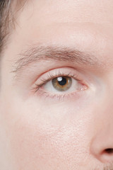 Fototapeta premium left eye of a male