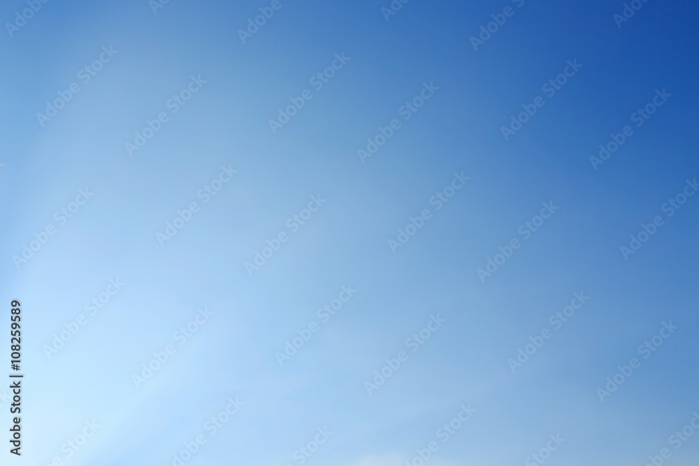 Wall mural clear blue sky background