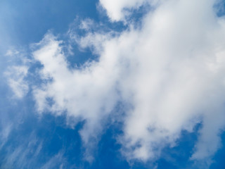 Clouds in the blue sky