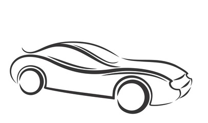 Logo of sports car.