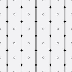 Vector minimalistic pattern. Repeating geometric tiles rounds, dots, rhombus