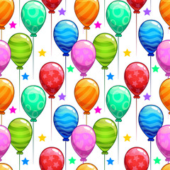 Funny bright birthday party texture