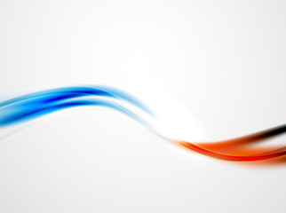 Modern curve stripes template