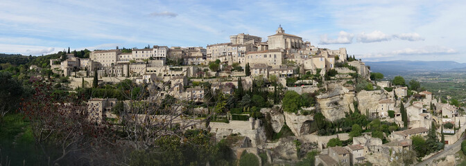 vue panoramique de Gordes