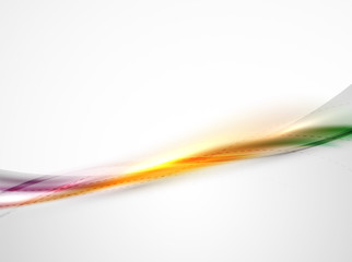 Blur glowing wave corporate business identity template