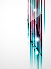Shiny straight lines abstract background