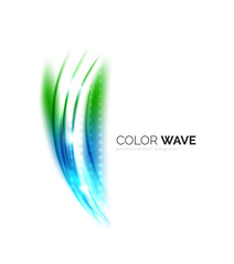 Elegant light smooth wave