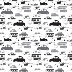 cars seamless pattern