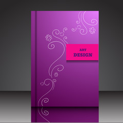 Abstract  A4  background brochure flyer  eps10 vector illustrati