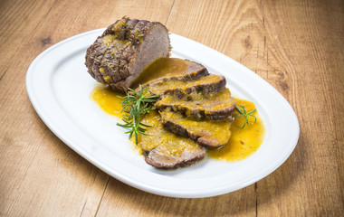 Rodajas de roast beef
