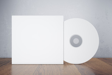 Blank white disk