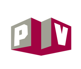 PV Initial Logo for your startup venture