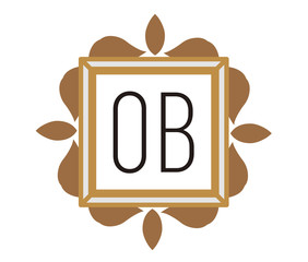 OB Initial Logo for your startup venture
