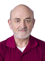 image of old man face