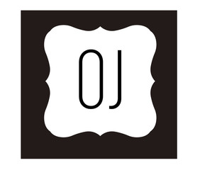 OJ Initial Logo for your startup venture