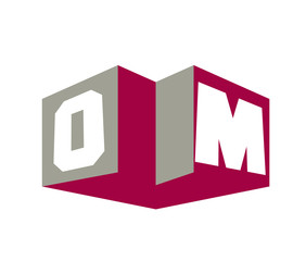 OM Initial Logo for your startup venture