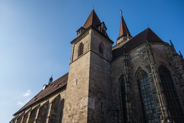 Fototapeta na wymiar St. Johannis-Kirche in Ansbach