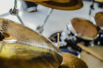 Band drums real concert