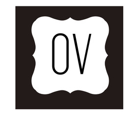 OV Initial Logo for your startup venture