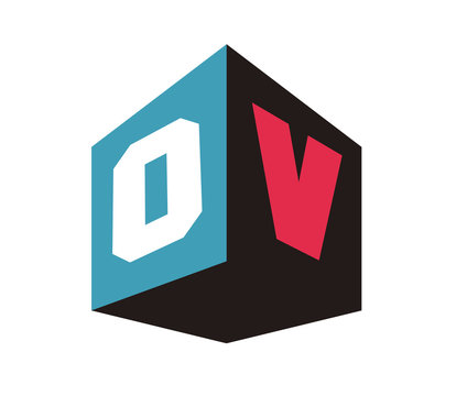 OV Initial Logo for your startup venture