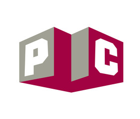 PC Initial Logo for your startup venture