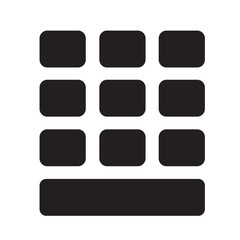 keypad icon illustration design